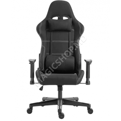 Scaun Gaming Lumi CH06-14, Textil, Negru